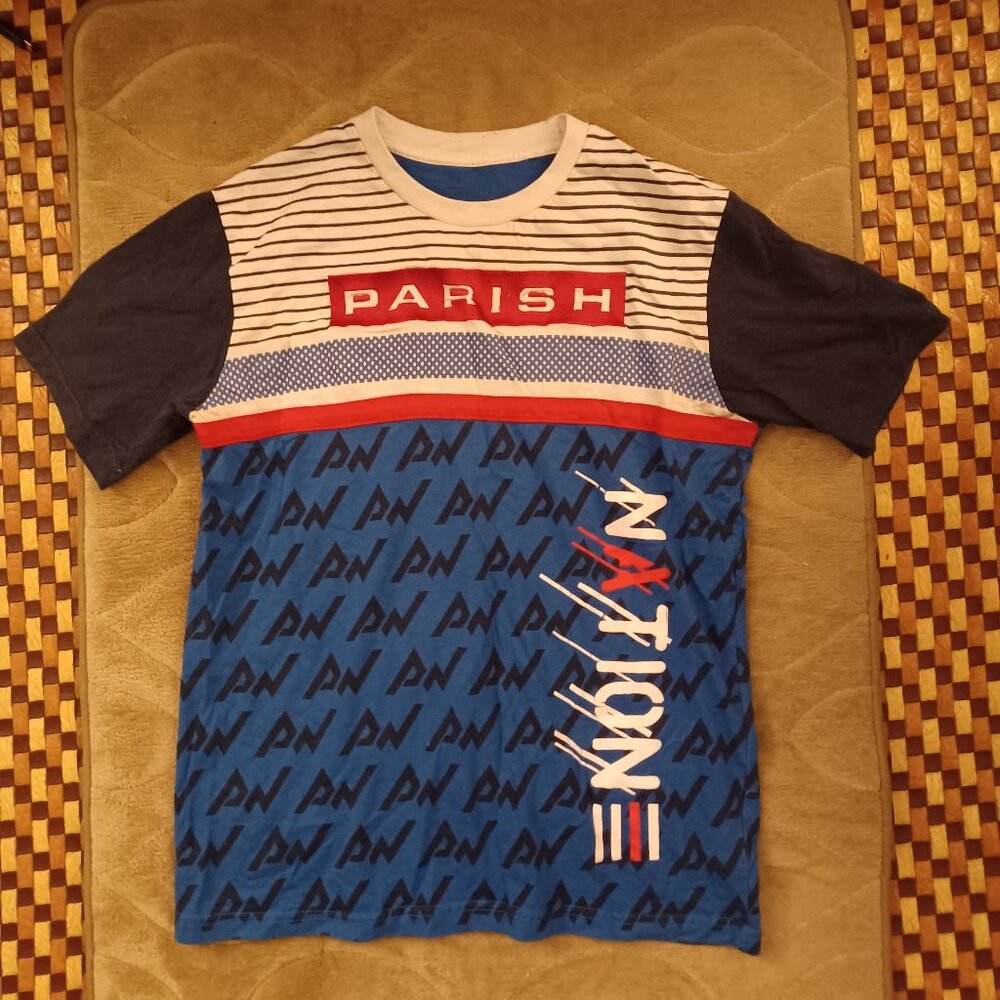 Parish Nation Short Sleeve Graphic Log o Tee T-shirt Size Large Youth